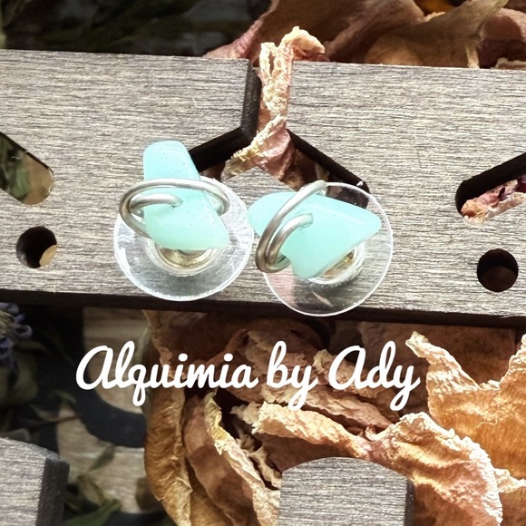 Alquimia by Ady amazonite Earrings - Picture 1 of 1